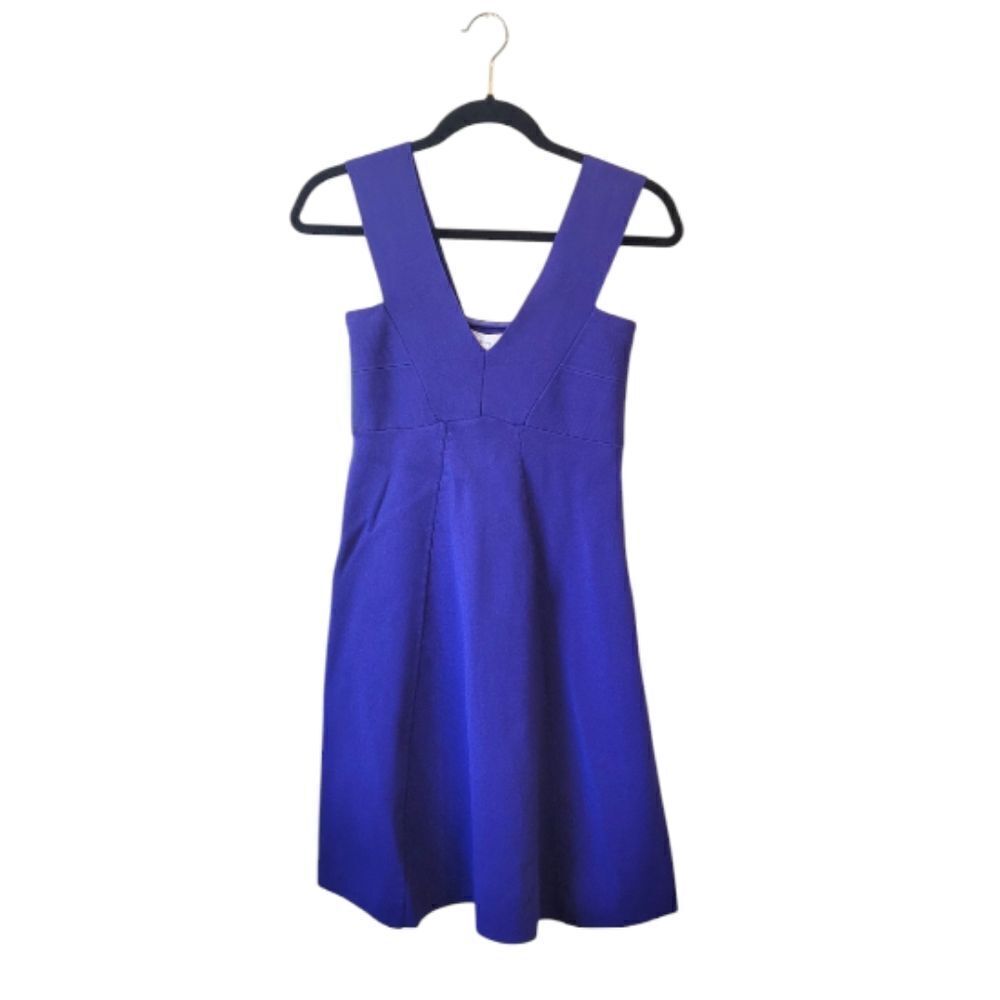Reiss Archive Purple Sleeveless Bandage Dress